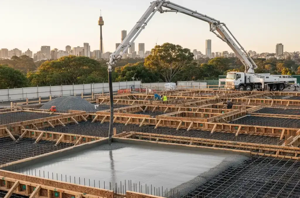 Concrete with a conscience: Sustainable formwork and smart pouring techniques