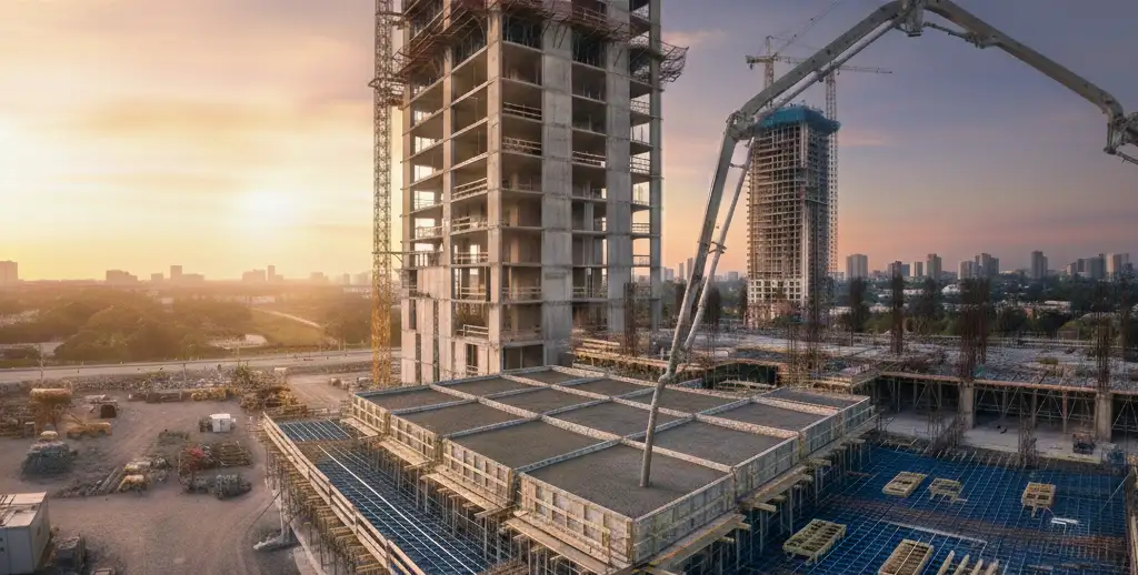 Predictable concrete pours through structured FRP coordination