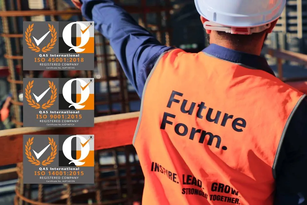 Future Form Achieves Triple ISO Certification, Setting a New Benchmark in Construction Excellence
