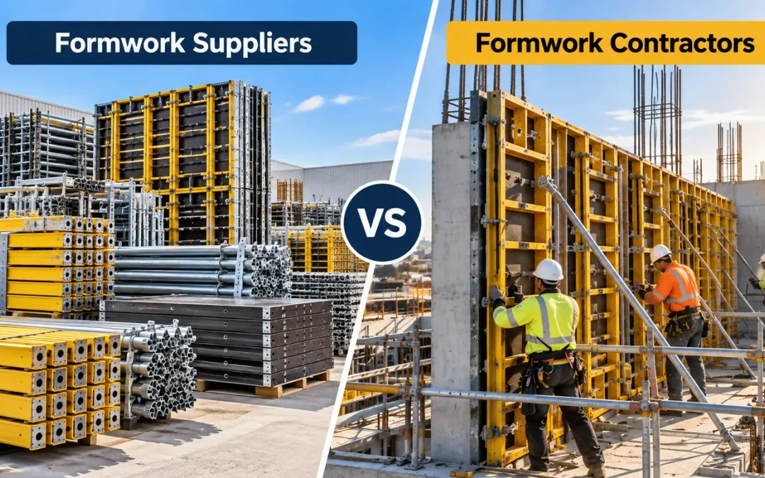 Formwork suppliers vs formwork contractors: which do you actually need?