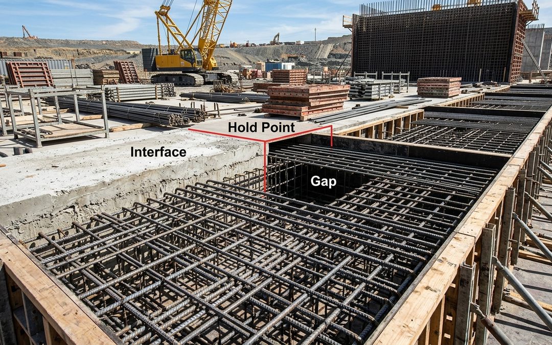 FRP coordination: interfaces, hold points and who owns the gaps